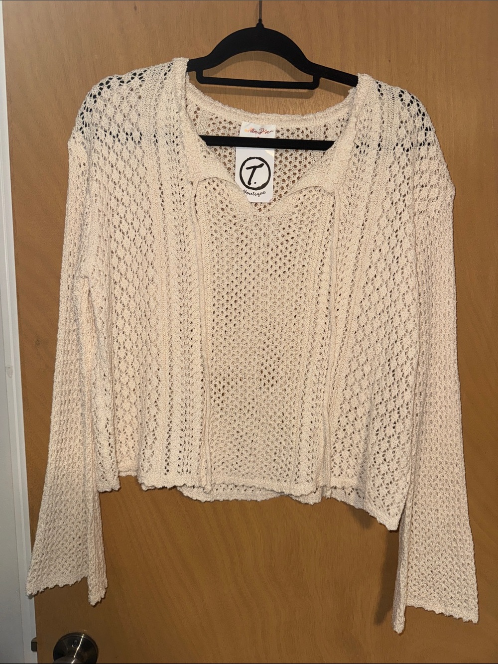 Allie Rose Open Knit Top